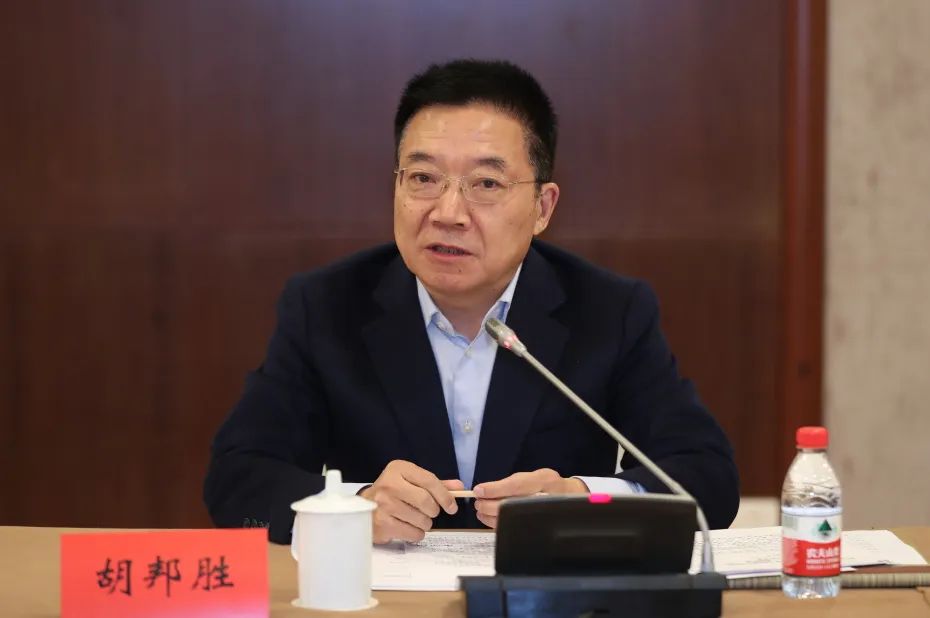 胡邦胜主持座谈会