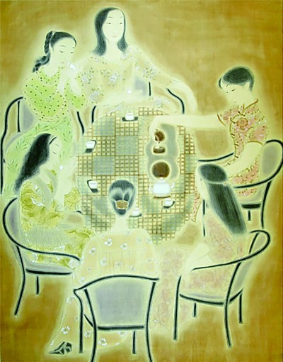 茶香（中国画） 王岚