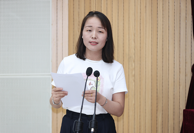 学员代表发言