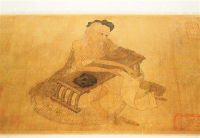 　唐代《伏生授经图卷》（局部）