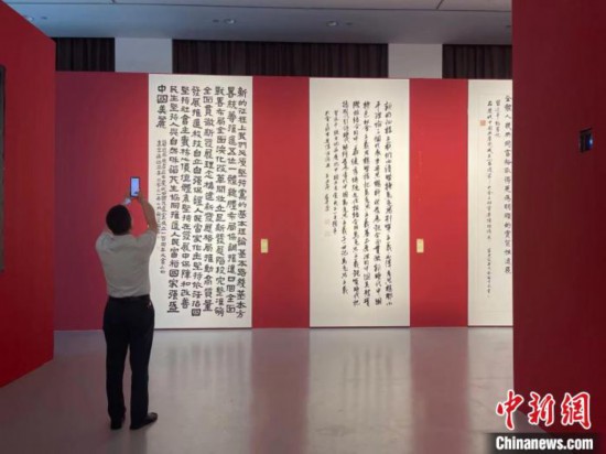 展览现场。 童笑雨 摄 展览现场。 童笑雨 摄