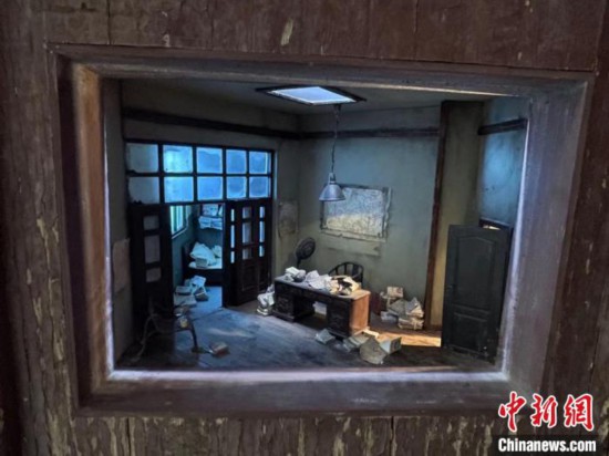 新创舞台剧《辅德里》的剧场模型。 童笑雨 摄 新创舞台剧《辅德里》的剧场模型。 童笑雨 摄